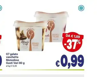 A&O Il Gelato G7 Vaschetta Monodose Al Caffe offerta