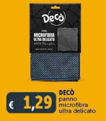 DECO panno microfibra ultra delicato