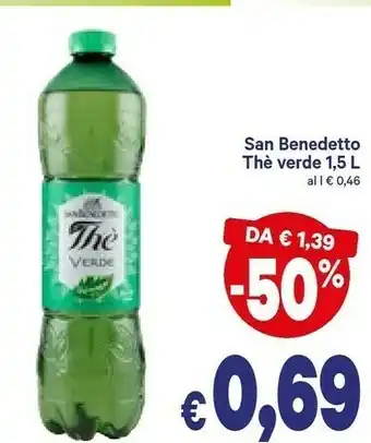 A&O San Benedetto San Benedetto - The Verde con Aloe Vera 1500 g(ml) offerta