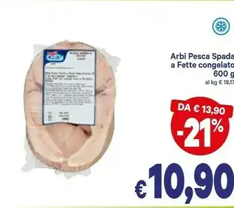 A&O Arbi Pesca Spada A Fette Congelato offerta