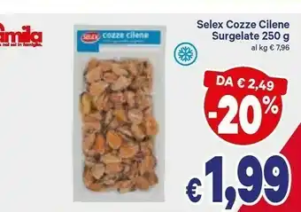 A&O Selex Cozze Cilene Surgelate offerta