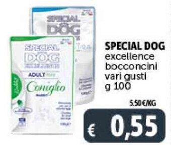 Deco Supermercati SPECIAL DOG excellence bocconcini vari gusti g 100 offerta
