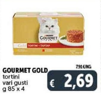 Deco Supermercati GOURMET GOLD tortini vari gusti g 85 x 4 offerta