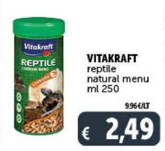 Deco Supermercati VITAKRAFT reptile natural menu ml 250 offerta