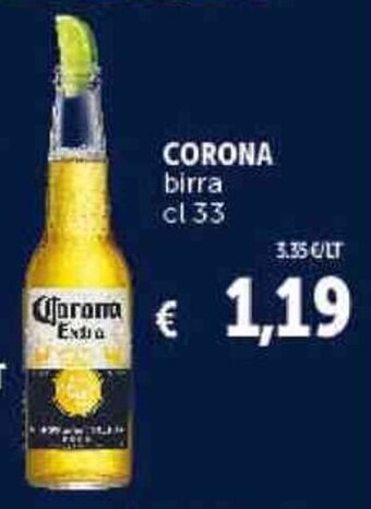 Deco Supermercati CORONA birra cl 33 offerta