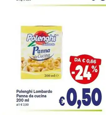Polenghi lombardo Panna Da Cucina 200 G(ml)
