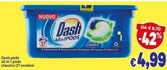A&O Dash Pods All In 1 Pods Classico offerta