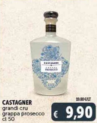 Deco Supermercati CASTAGNER grandi cru grappa prosecco cl 50 offerta