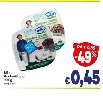 A&O Mila - Gusto + Gusto Bianco E Mirtilli 150 G(ml) offerta