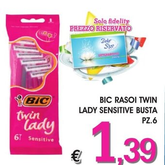 BIC RASOI TWIN LADY SENSITIVE BUSTA pz.6