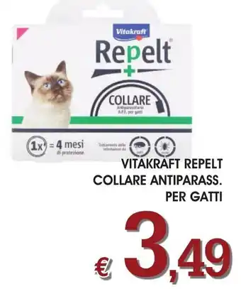 VITAKRAFT REPELT COLLARE ANTIPARASS. PER GATTI