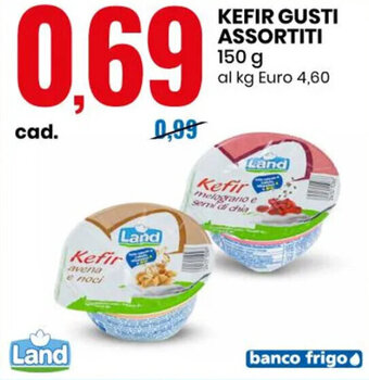 Eurospin KEFIR GUSTI ASSORTITI 150 g offerta