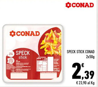 Conad Superstore SPECK STICK CONAD 2x50g offerta