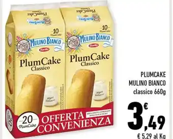 Conad Superstore PLUMCAKE MULINO BIANCO classico 660g offerta