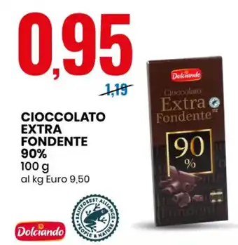 CIOCCOLATO EXTRA FONDENTE 90% 100 g