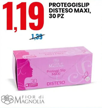 Eurospin FIOR DI MAGNOLIA PROTEGGISLIP DISTESO MAXI, 30 PZ offerta