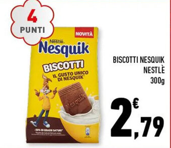 Conad Superstore BISCOTTI NESQUIK NESTLÈ 300 g offerta