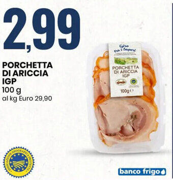 Eurospin PORCHETTA DI ARICCIA IGP 100 g offerta