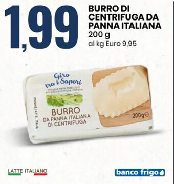 Eurospin BURRO DI CENTRIFUGA DA PANNA ITALIANA 200 g offerta