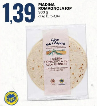Eurospin PIADINA ROMAGNOLA IGP 300 g offerta