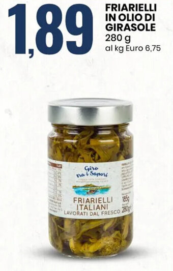 Eurospin FRIARIELLI IN OLIO DI GIRASOLE 280 g offerta
