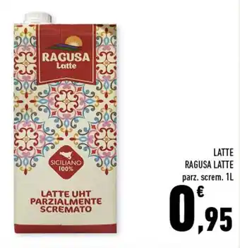 Conad Superstore LATTE RAGUSA LATTE parz. screm. 1L offerta