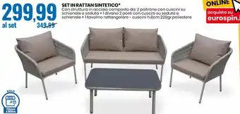SET IN SET IN RATTAN SINTETICO*
