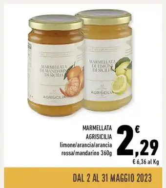 Conad Superstore MARMELLATA DI MANDARIN DI SICILIA 360 g offerta