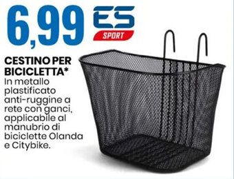 Eurospin ES SPORT CESTINO PER BICICLETTA* offerta