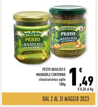 Conad Superstore PESTO BASILICO E MANDORLE CONTORNO 180 g offerta
