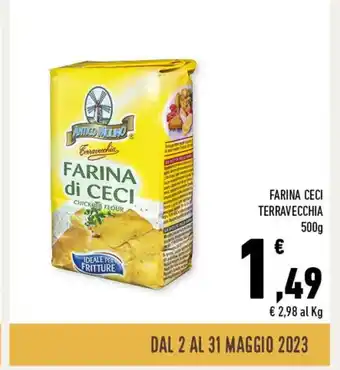 Conad Superstore FARINA CECI TERRAVECCHIA 500 g offerta