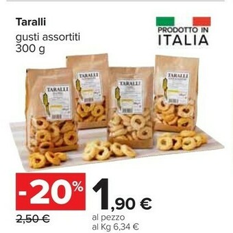 Carrefour Taralli offerta