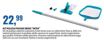 Eurospin KIT PULIZIA PISCINE 28002 "INTEX" offerta