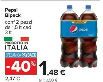 Carrefour Pepsi 3000 G(ml) offerta