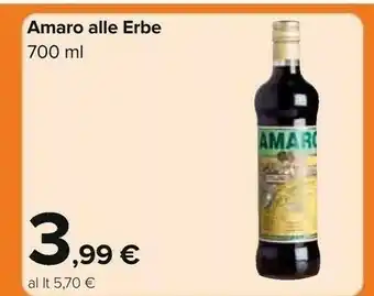Carrefour Amaro Alle Erbe offerta