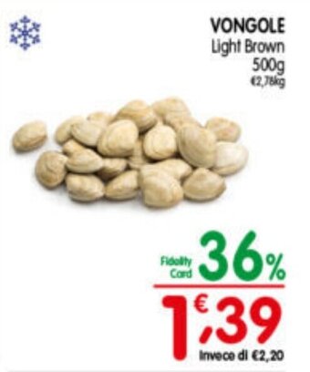 D'Ambros VONGOLE Light Brown 500 g offerta