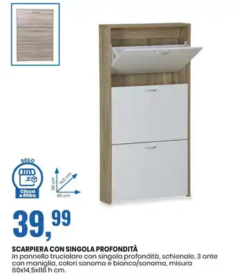 Eurospin SCARPIERA CON SINGOLA PROFONDITÀ offerta