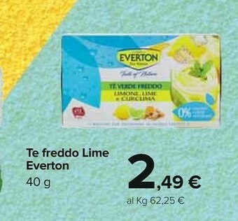 Carrefour Everton Te Freddo Lime offerta