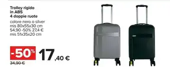 Carrefour Trolley Rigido In ABC offerta