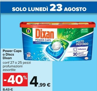 Carrefour Dixan Power Caps offerta