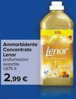 Carrefour Lenor Ammorbidente Concentrato offerta