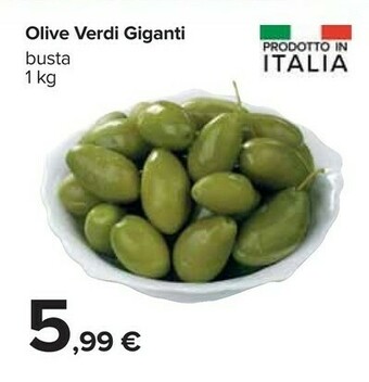 Carrefour Olive Verdi Giganti offerta