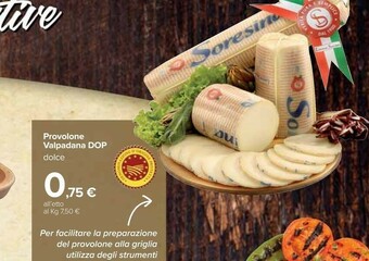Carrefour Latteria Soresina Provolone Valpadana Dop offerta