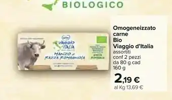 Viaggio D'itaia Omogeneizzato Carne