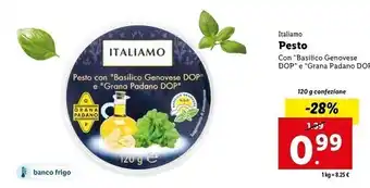 Italiamo pesto con basilico genovese dop