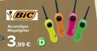 Carrefour Bic Accendigas Megalighter offerta