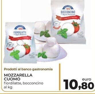 Conad City Cuomo mozzarella offerta