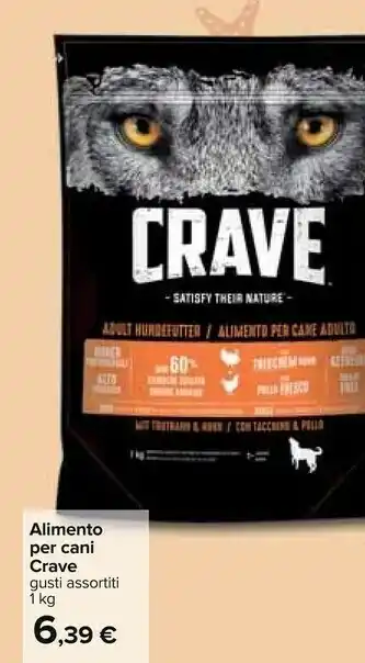 Carrefour Crave Alimento Per Cani offerta