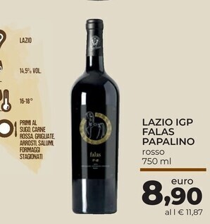 Papalino lazio igp falas
