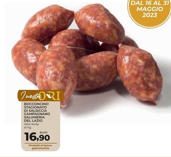 Conad City Bocconcino stagionato di salsiccia campagnano salumeria del lazio offerta